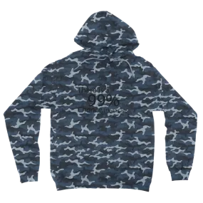 There is a 99% Chance I Don't Care Text Camouflage Adult Hoodie