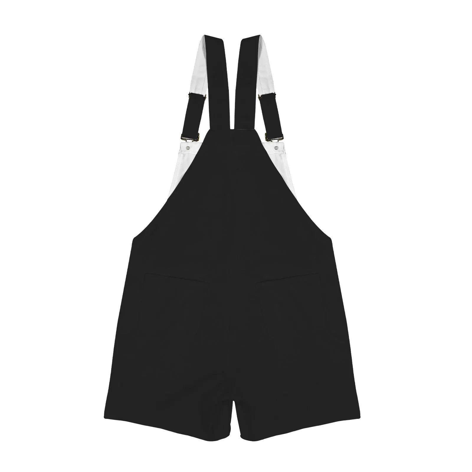 This is my 80's Costume Black Unisex Shorts Suspender Jumpsuit