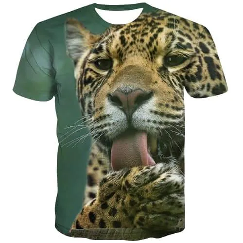 Tiger T-shirt Men Animal T-shirts 3d Funny Tshirt Printed Street Tshirt Anime Hip Hop Shirt Print Short Sleeve Full Print Unisex