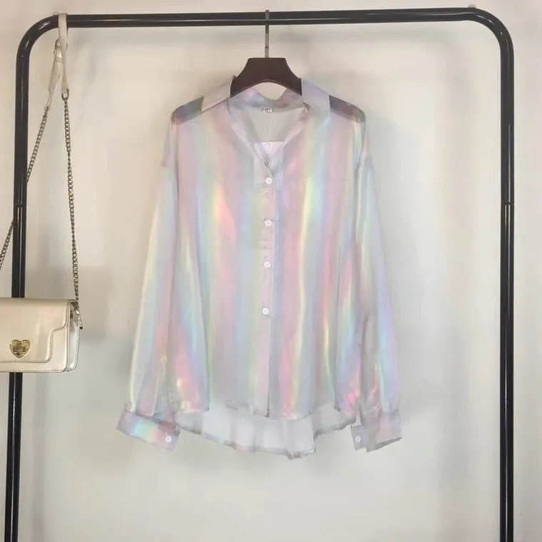 Transparent Blouse - Stylish and Trendy Women's Sheer Top for Endless Outfit Possibilities