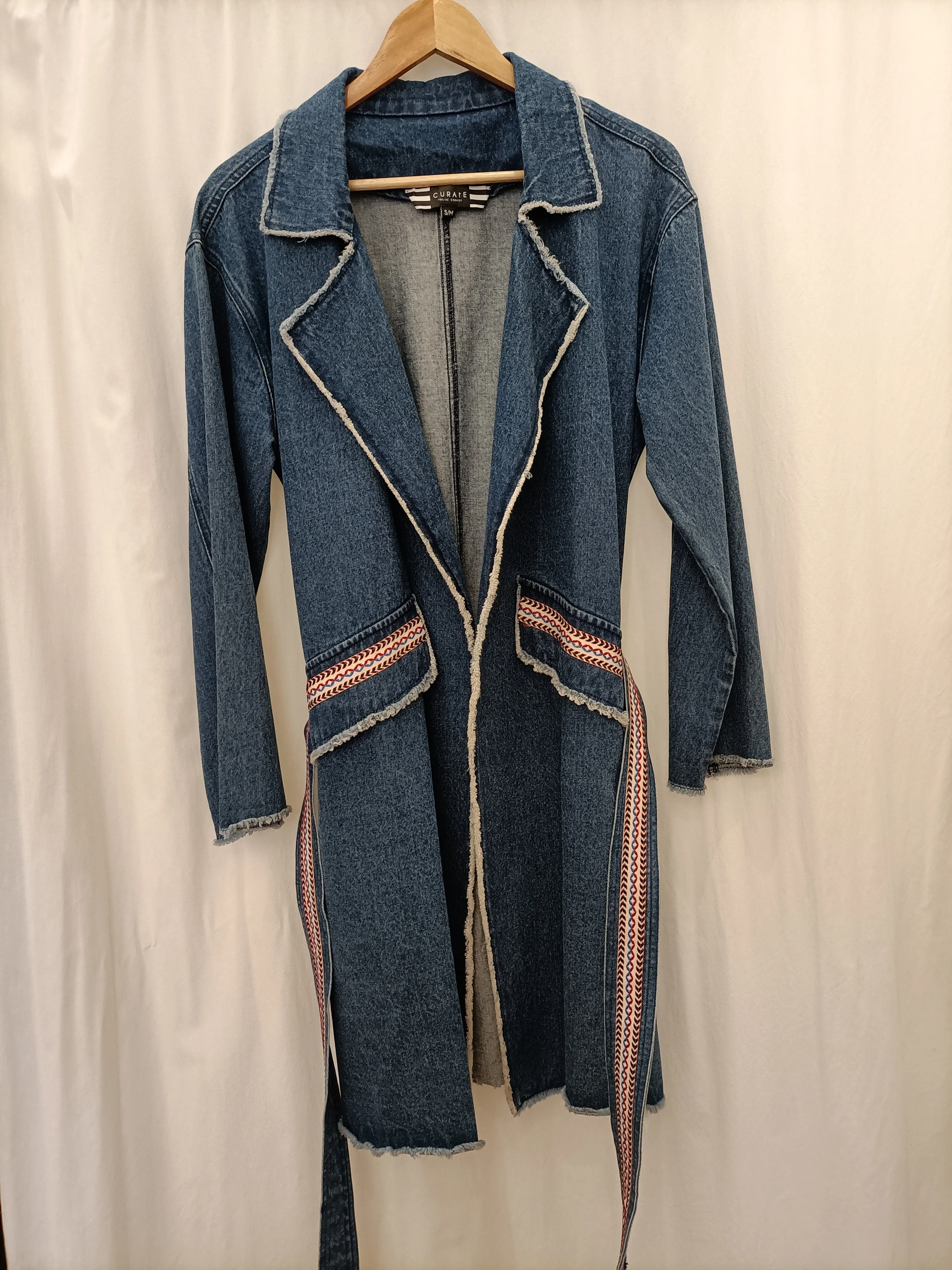 Trelise Cooper - Long Denim Coat - Size S/M