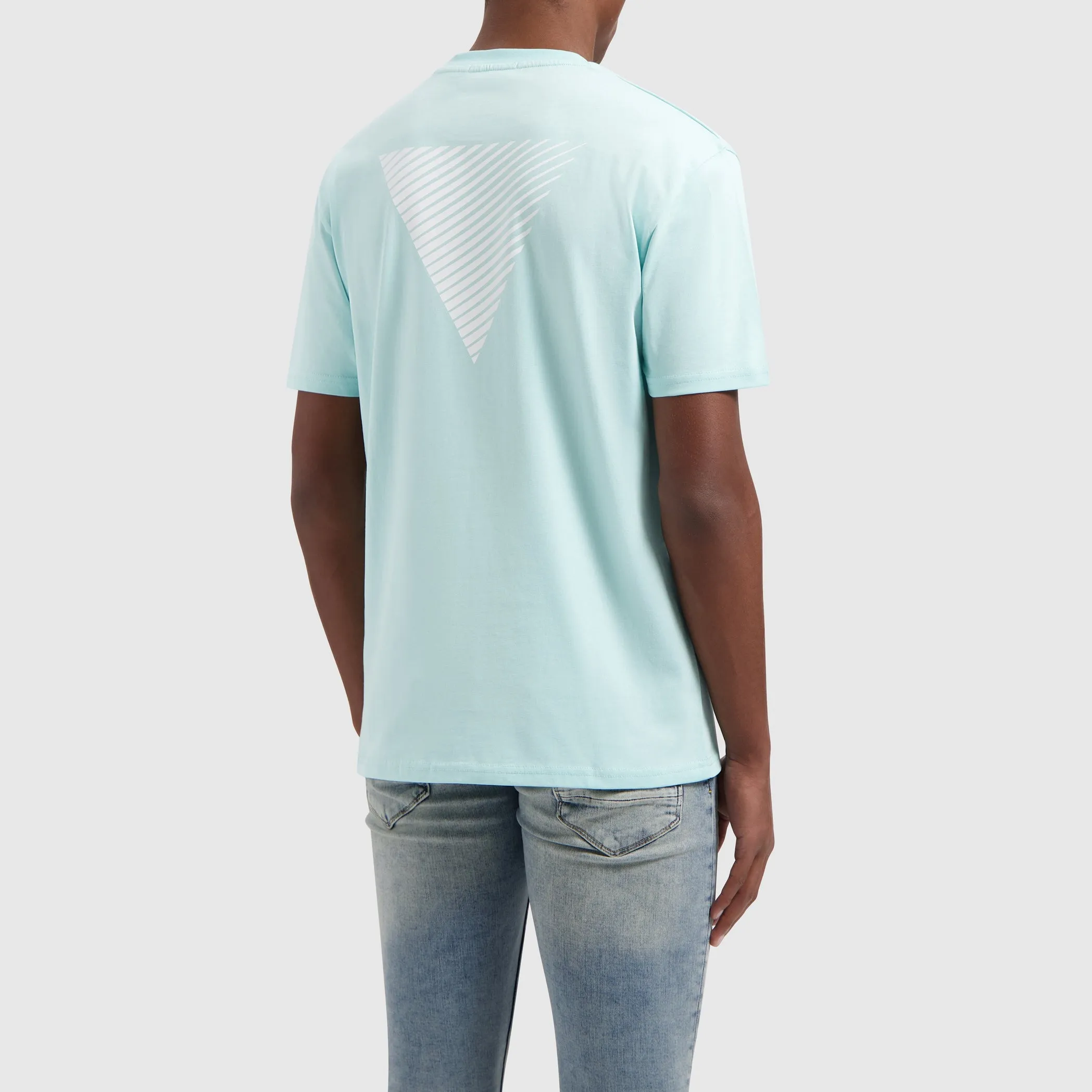 Triangle Logo T-shirt | Aqua