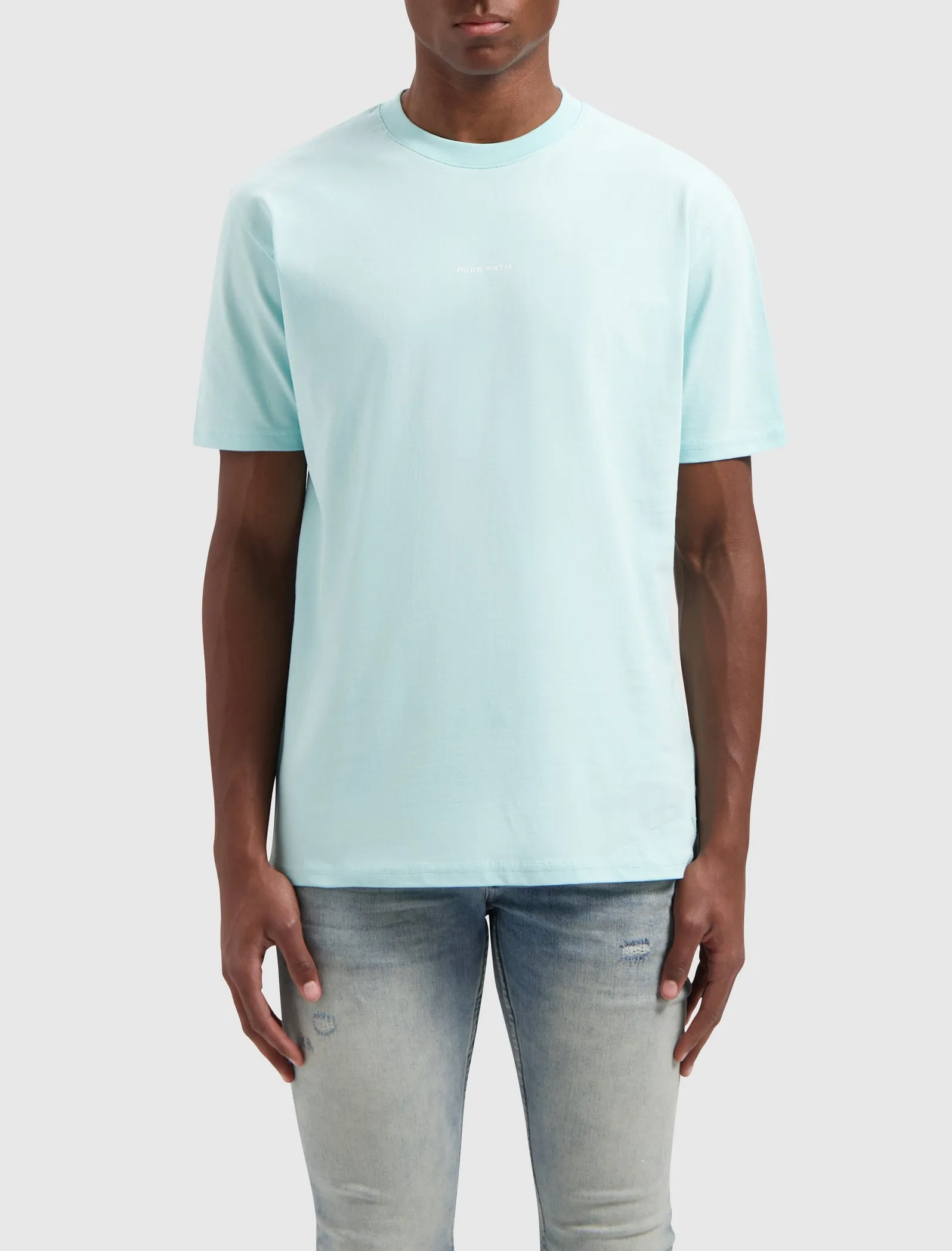 Triangle Logo T-shirt | Aqua