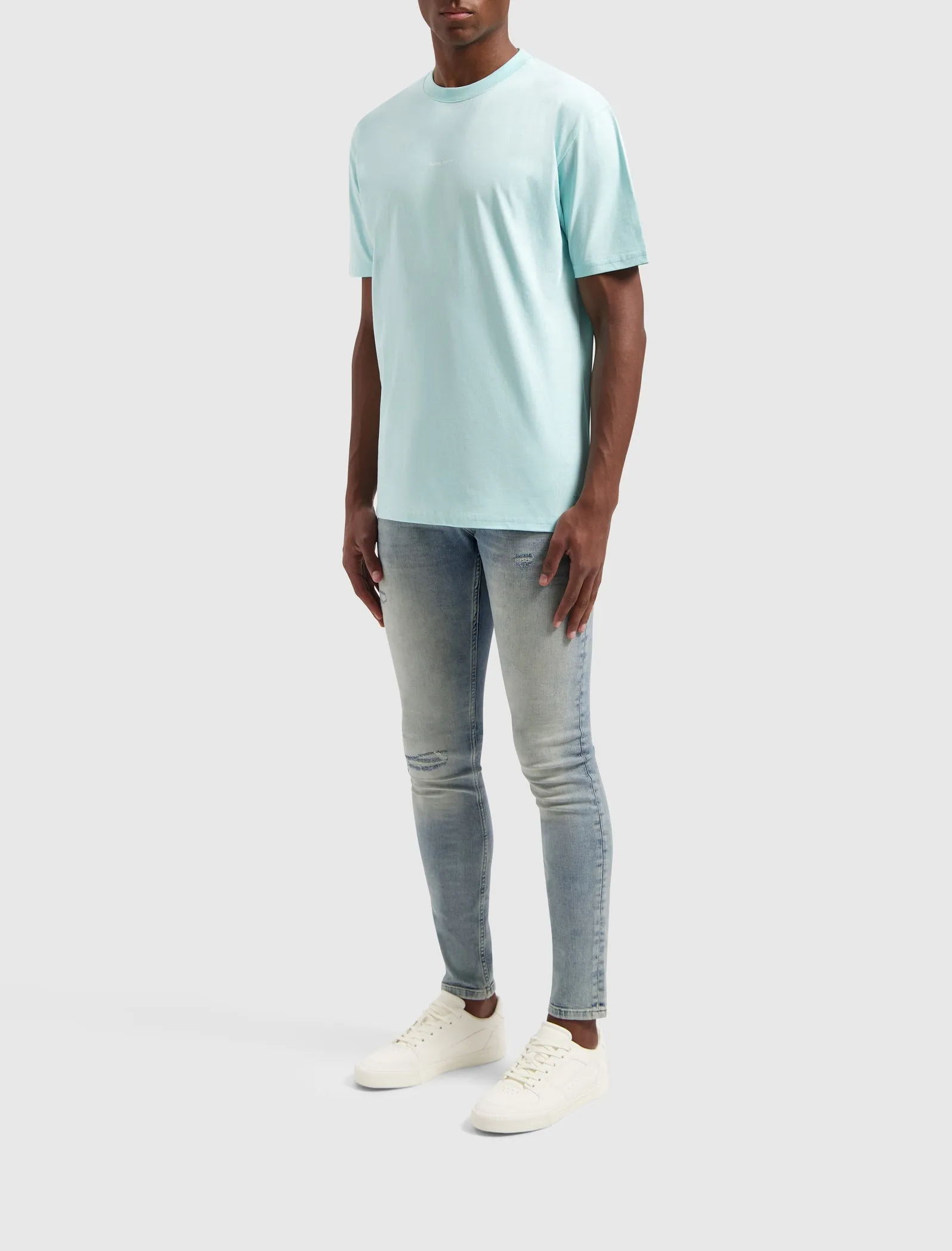 Triangle Logo T-shirt | Aqua