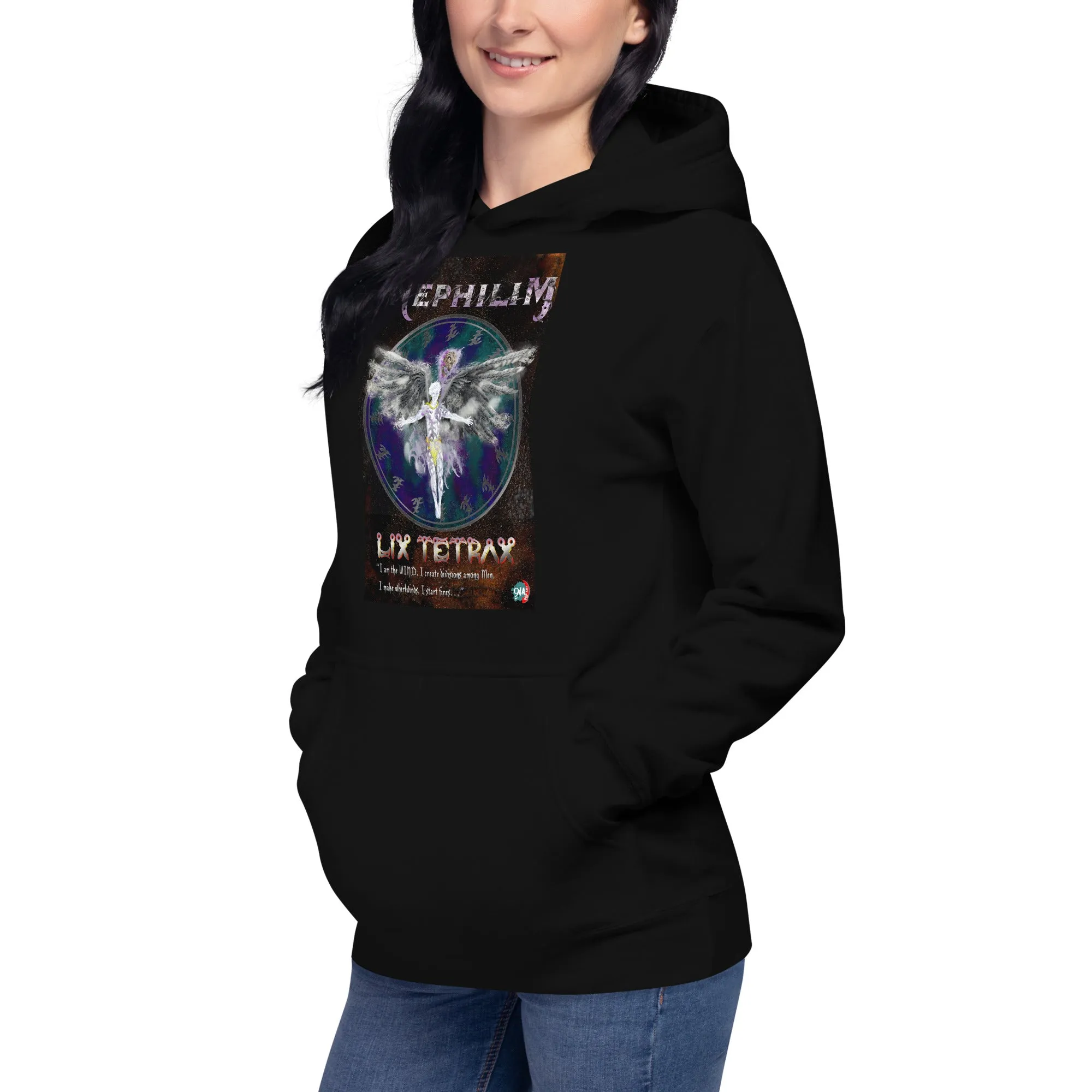 Unisex graphic Hoodie Nephilim (Angel): Lix Tetrax