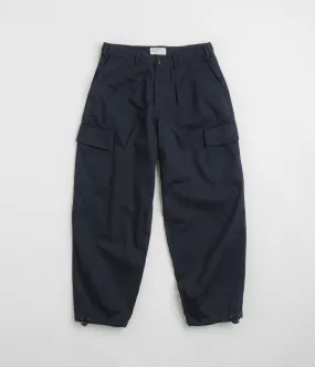 Universal Works Loose Cargo Pants - Navy / Navy