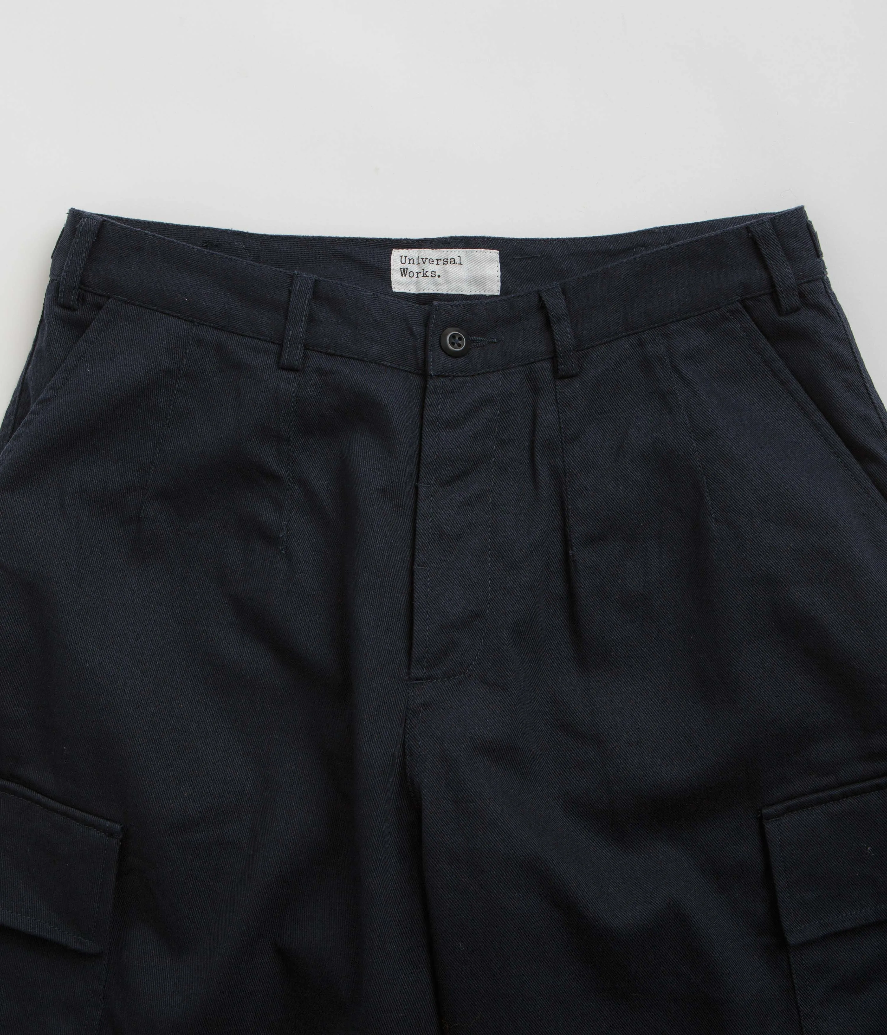 Universal Works Loose Cargo Pants - Navy / Navy