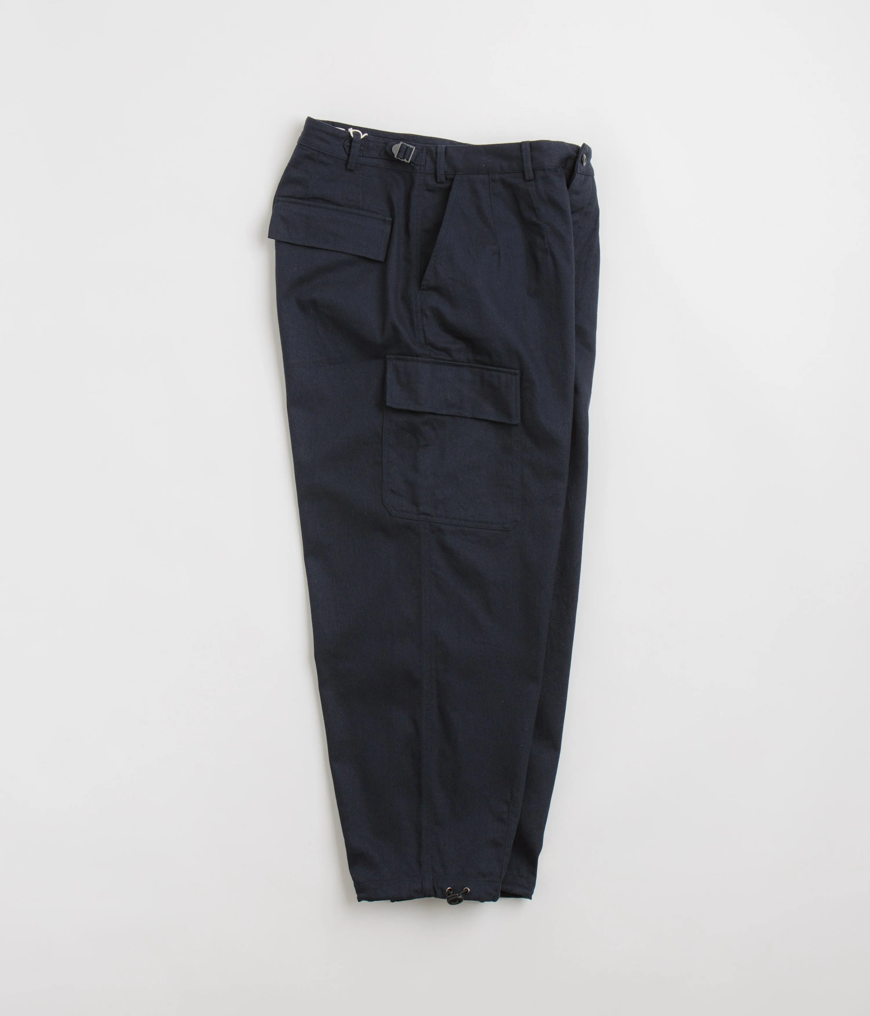 Universal Works Loose Cargo Pants - Navy / Navy