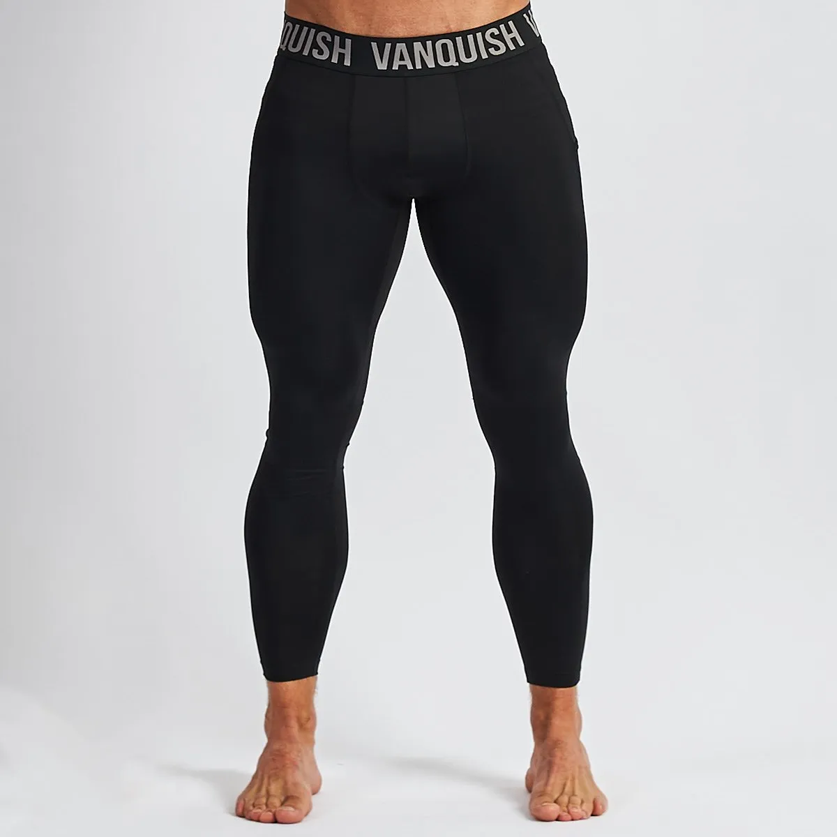 Vanquish Intensity Men's Black 3/4 Leggings