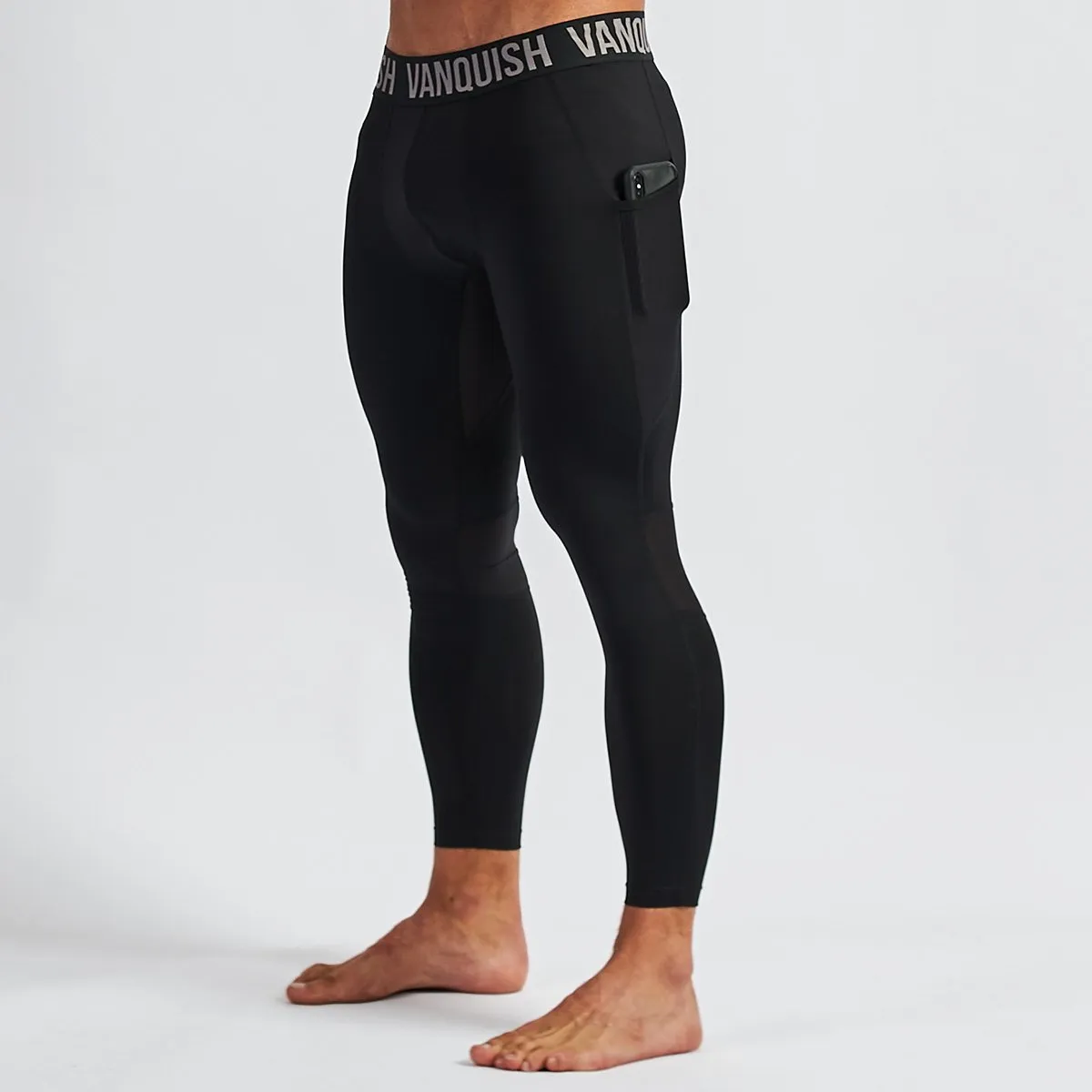 Vanquish Intensity Men's Black 3/4 Leggings