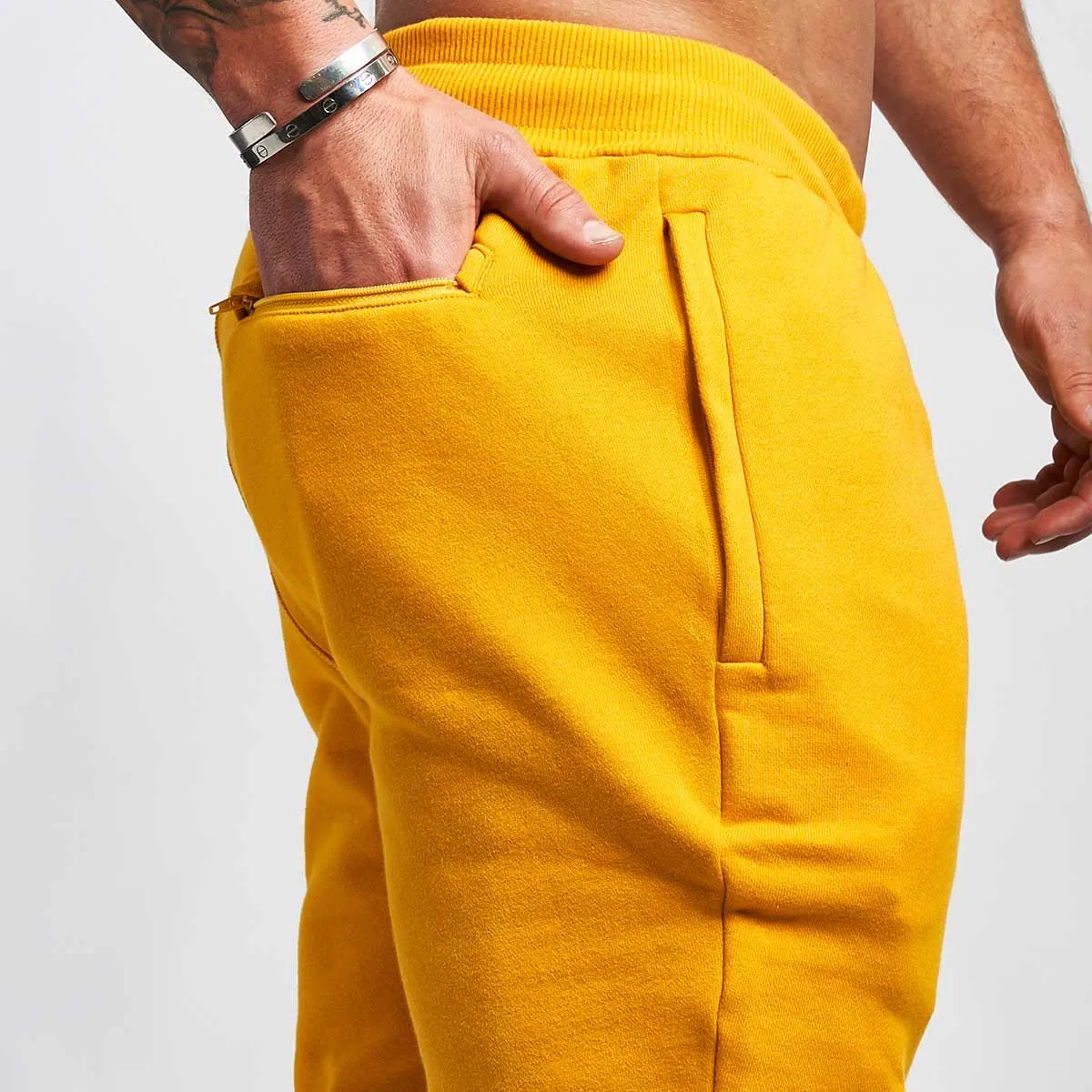 Vanquish Warm Up v2 Yellow Tapered Sweatpants