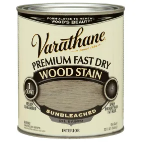 Varathane 262011 Premium Oil-Based Fast Dry Wood Stain, Sun Bleached, 1 Qt