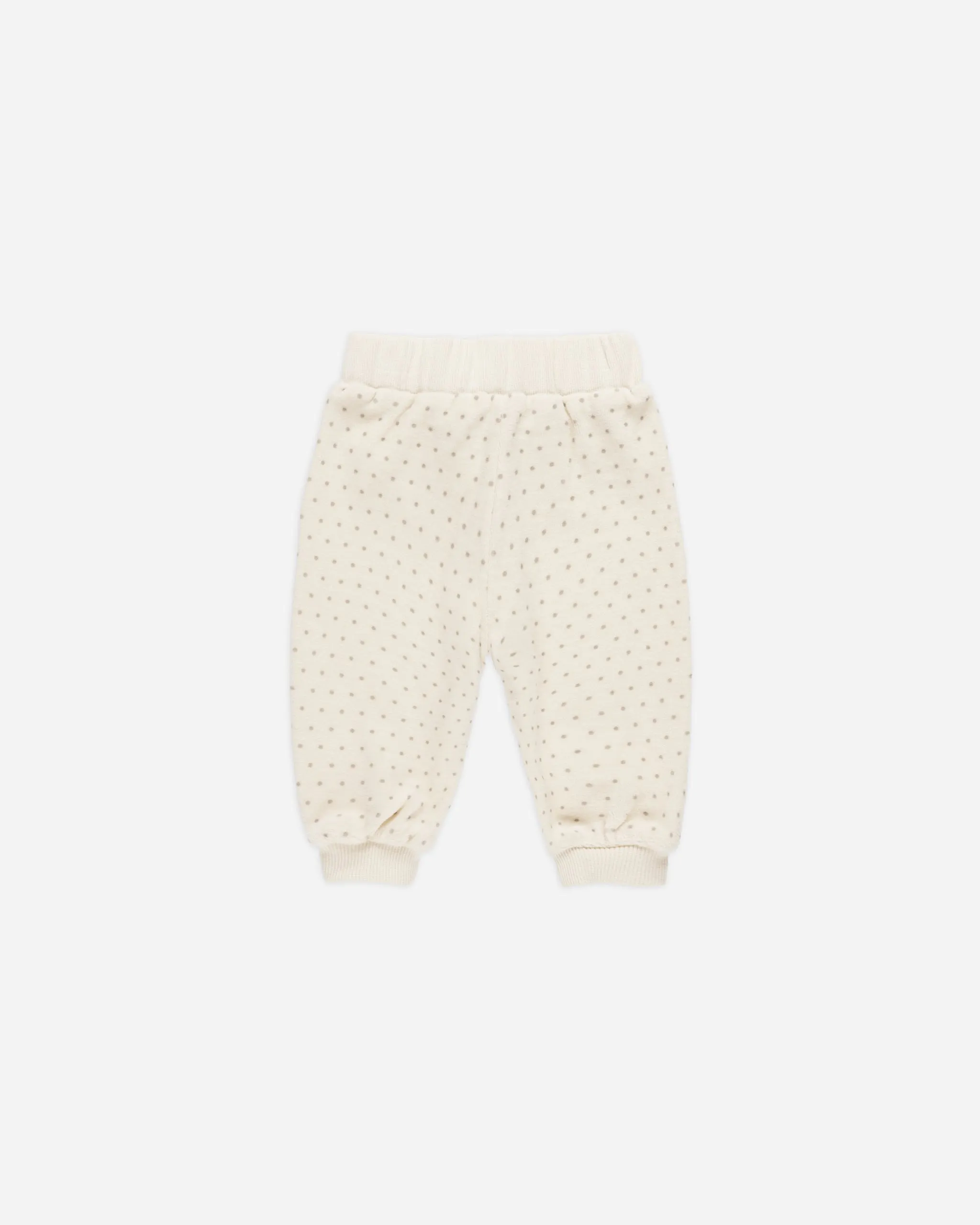 Velour Relaxed Sweatpant || Polka Dot