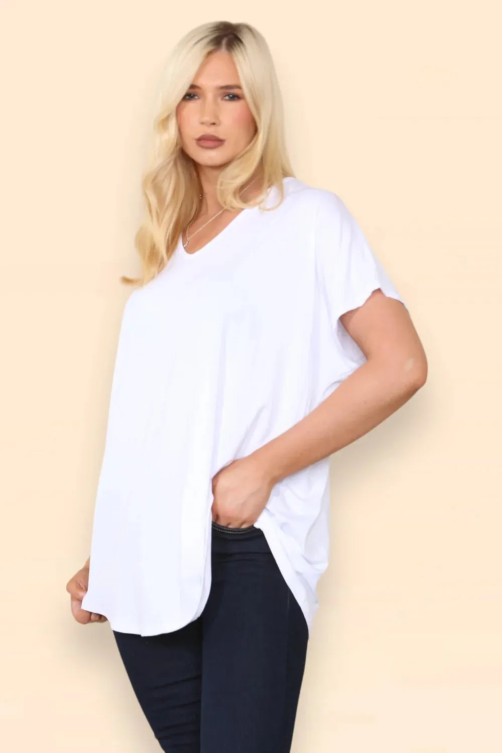 Vera Cap Sleeve Oversized T-Shirt