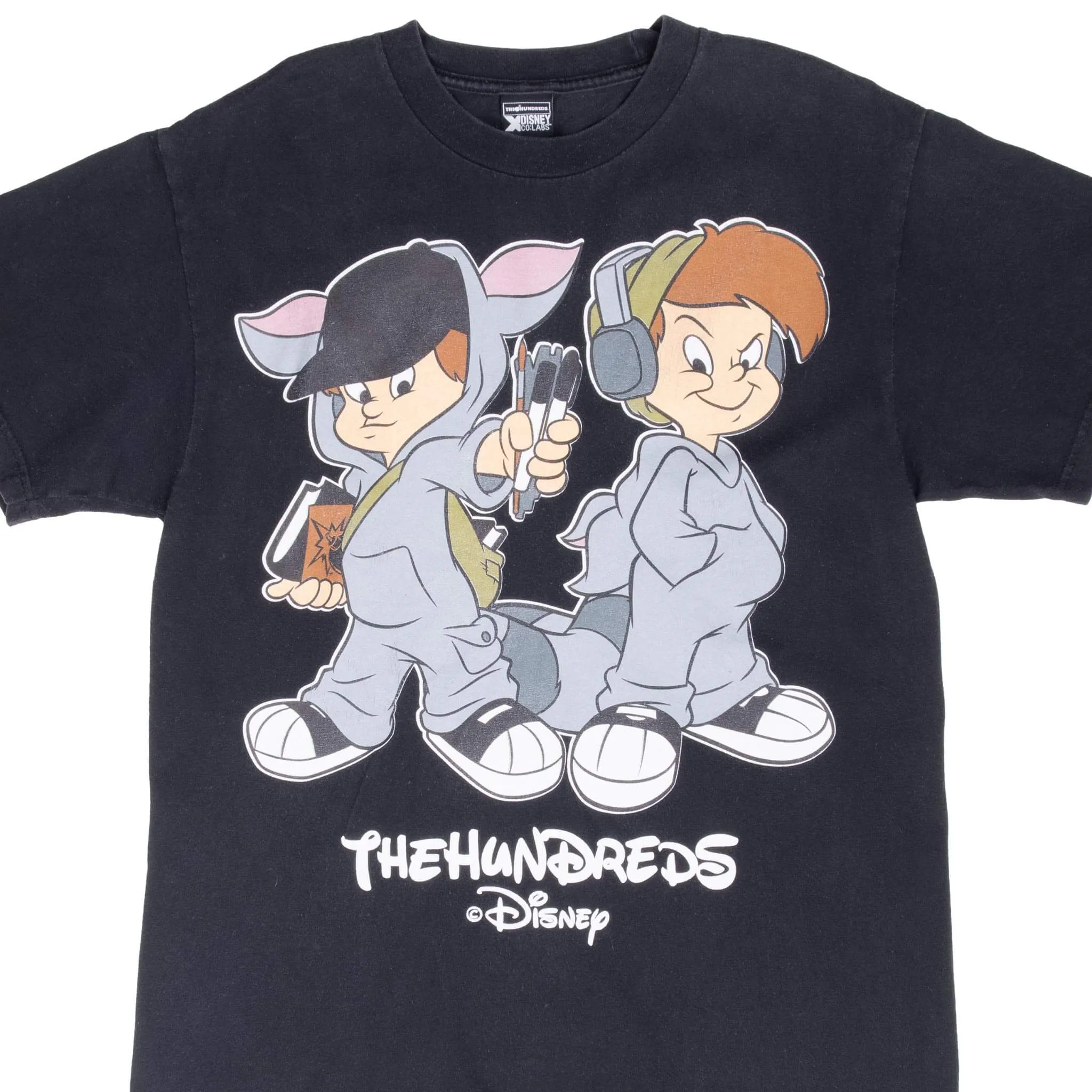 VINTAGE THE HUNDREDS X DISNEY LOST BOYS 2008 TEE SHIRT MEDIUM MADE IN USA