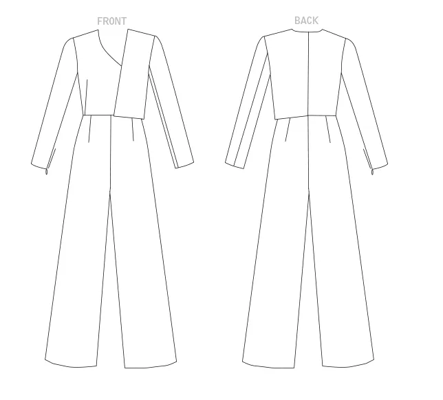 Vogue Pattern 1790 Jumpsuits by Guy Laroche