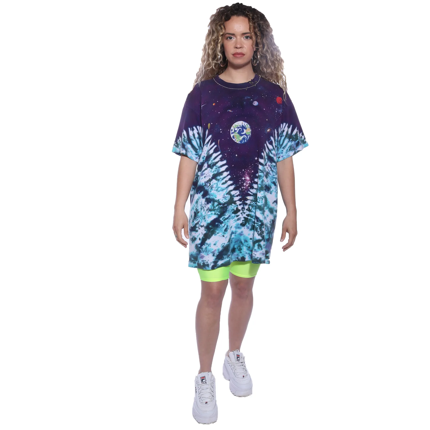 VTG PLANETS TIE-DYE BOYFRIEND T-SHIRT