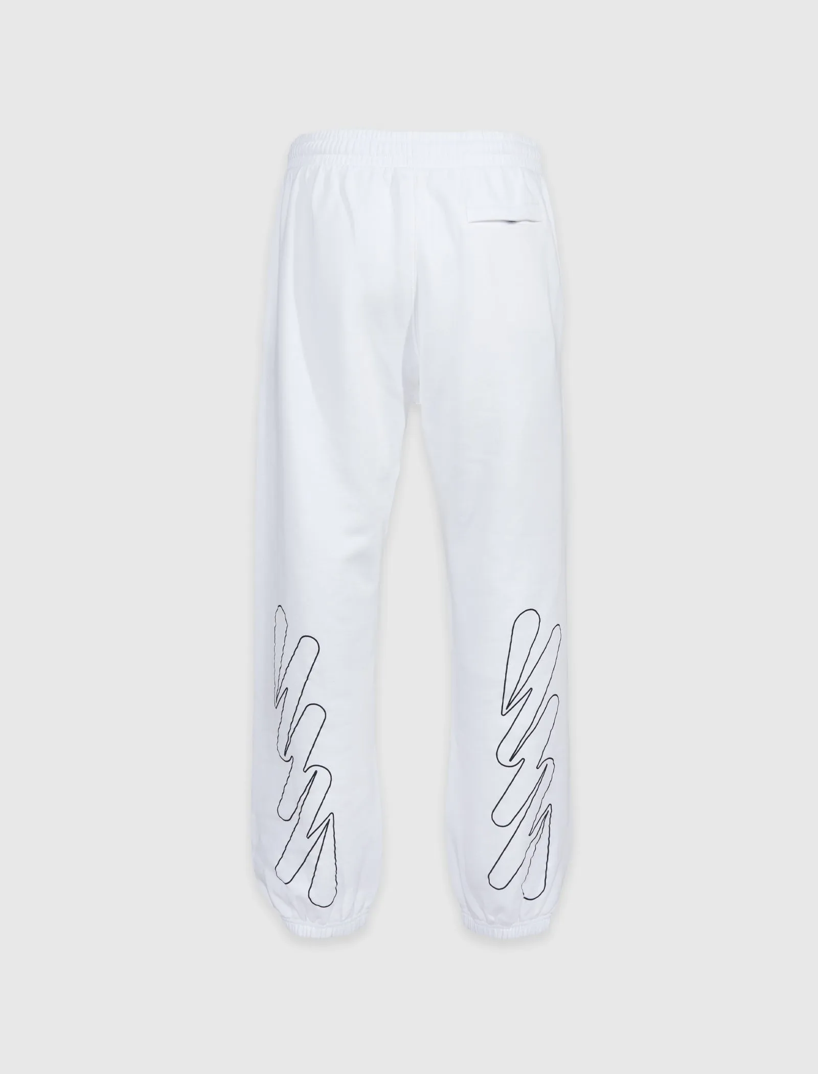 WAVE DIAG-PRINT SWEATPANTS