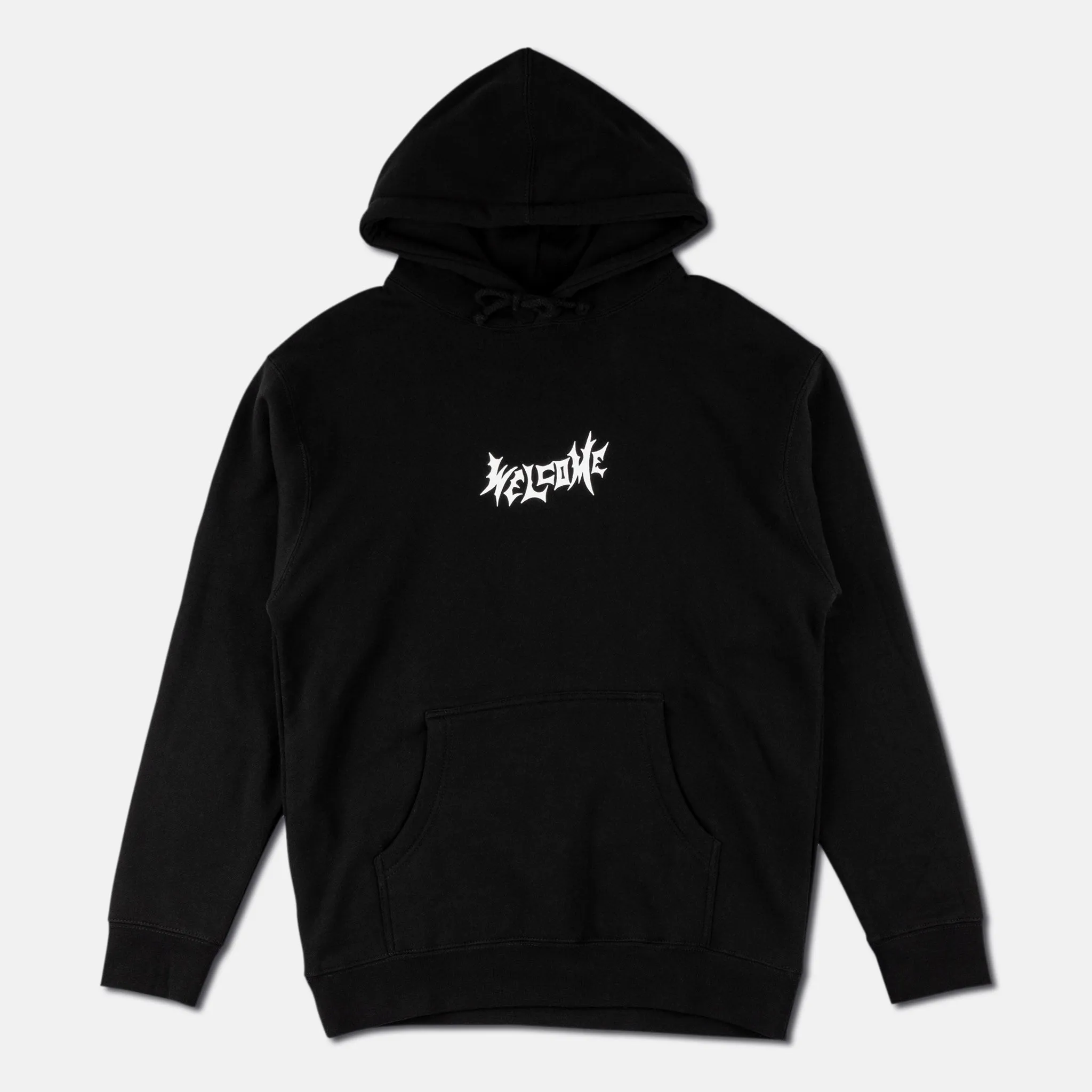 Welcome Skateboards - Bapholit Pullover Hooded Sweatshirt - Black / Red