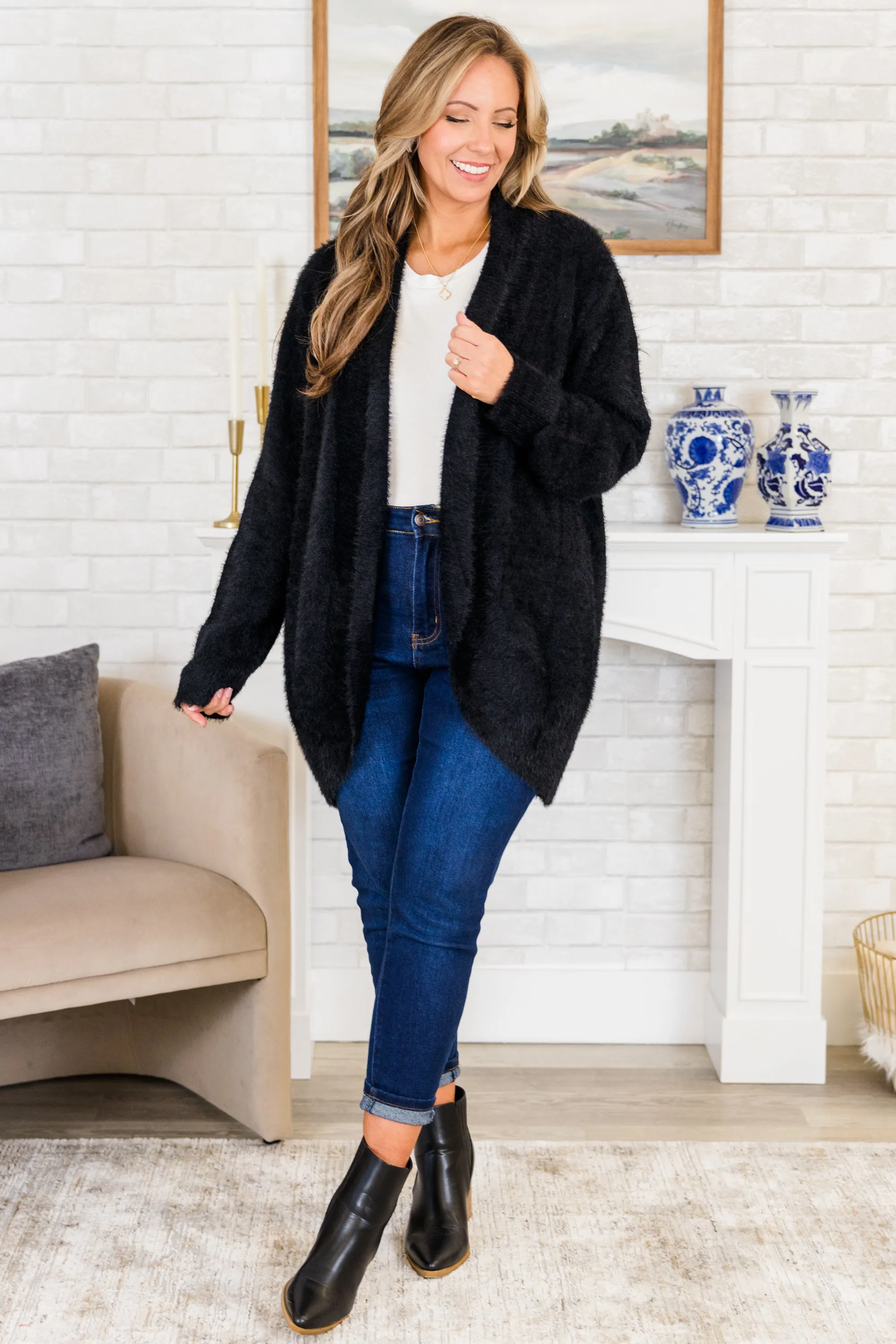 What Is The News Cardigan, Black