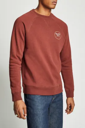 Wheeler INTL Crew Fleece - Chestnut