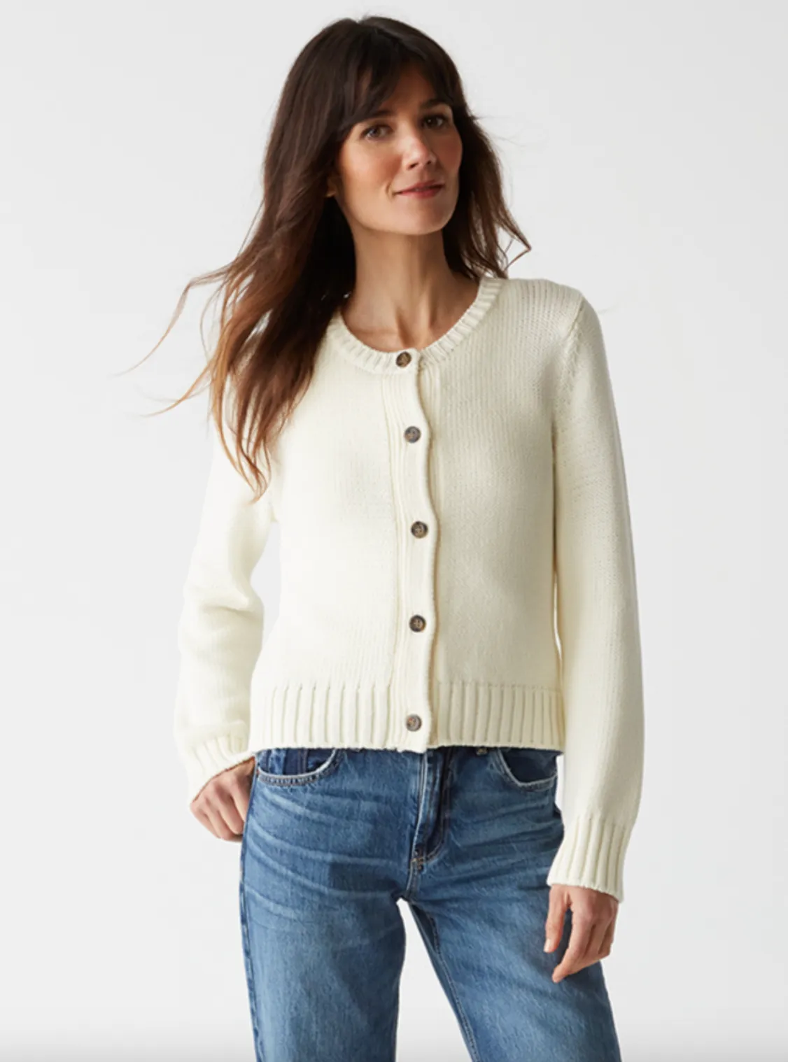 Willa Cardigan - Chalk