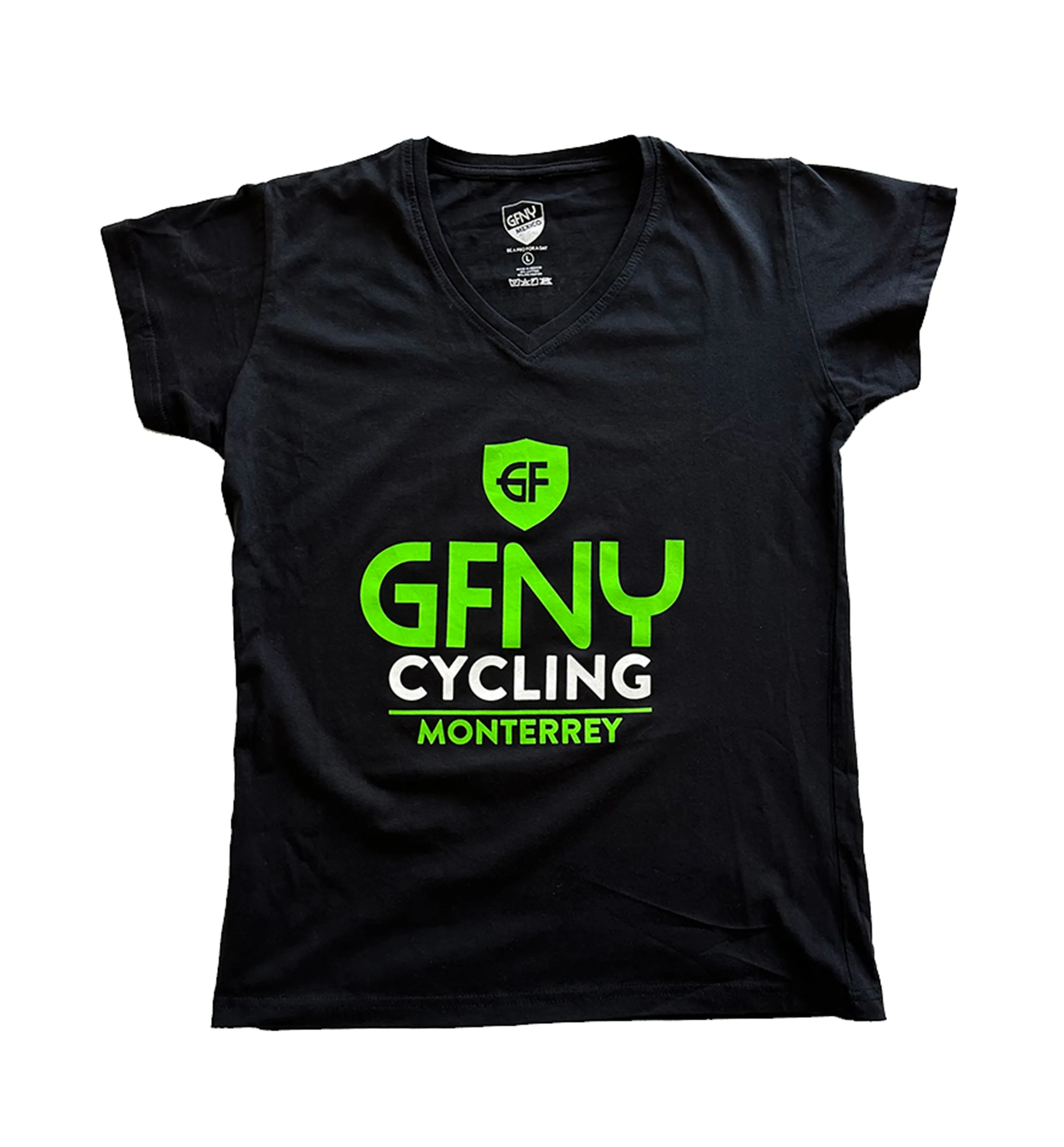 WOMAN BLACK T-SHIRT CYCLING MONTERREY