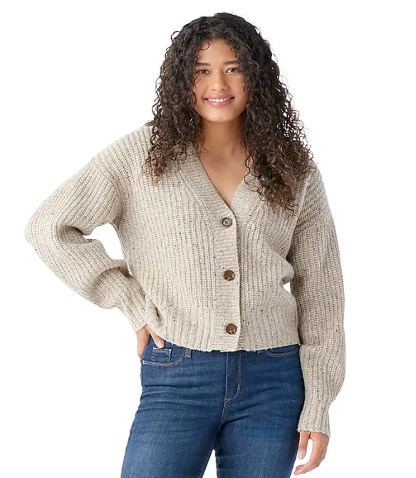 Women's Cozy Lodge Cropped Cardigan Sweater