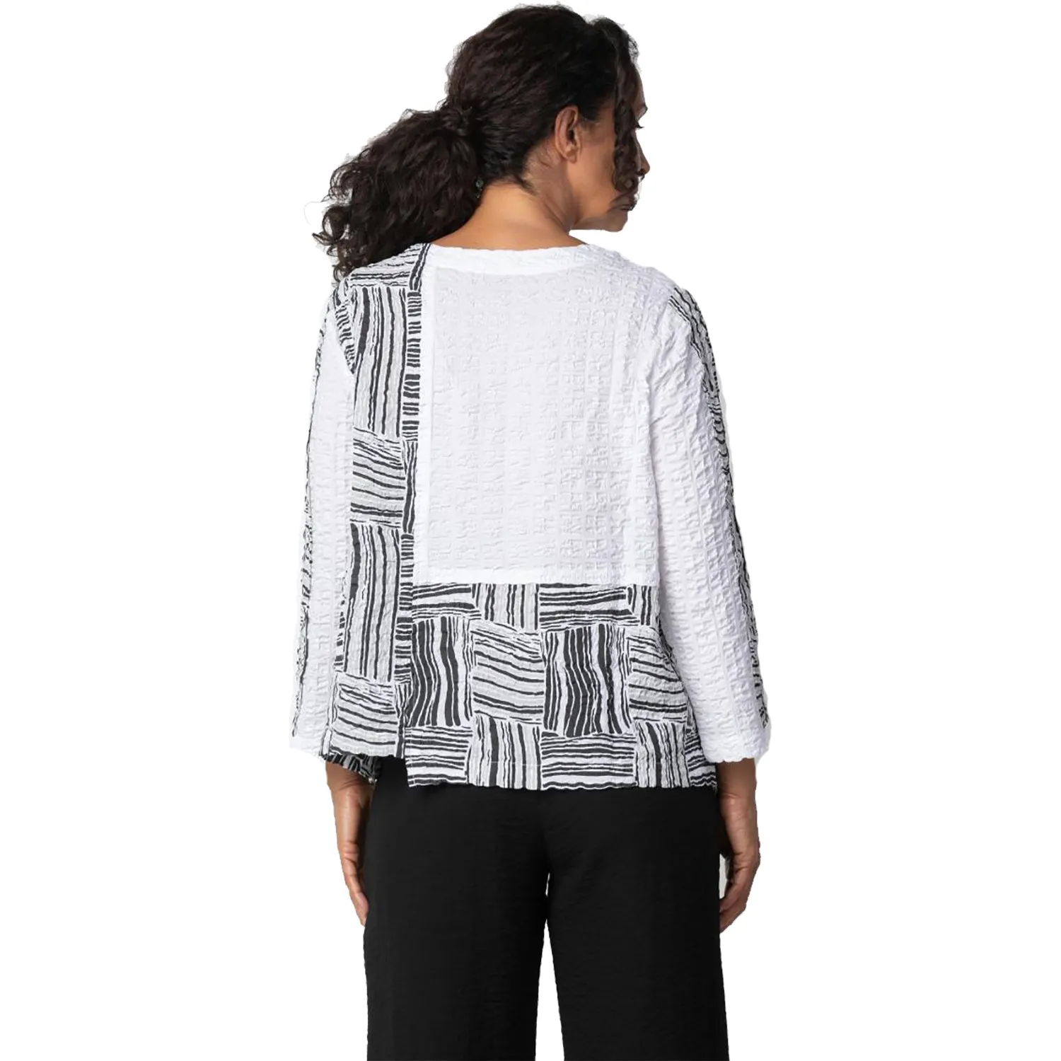 Women's Habitat Lapped Seam Pucker Weave Pullover Dove