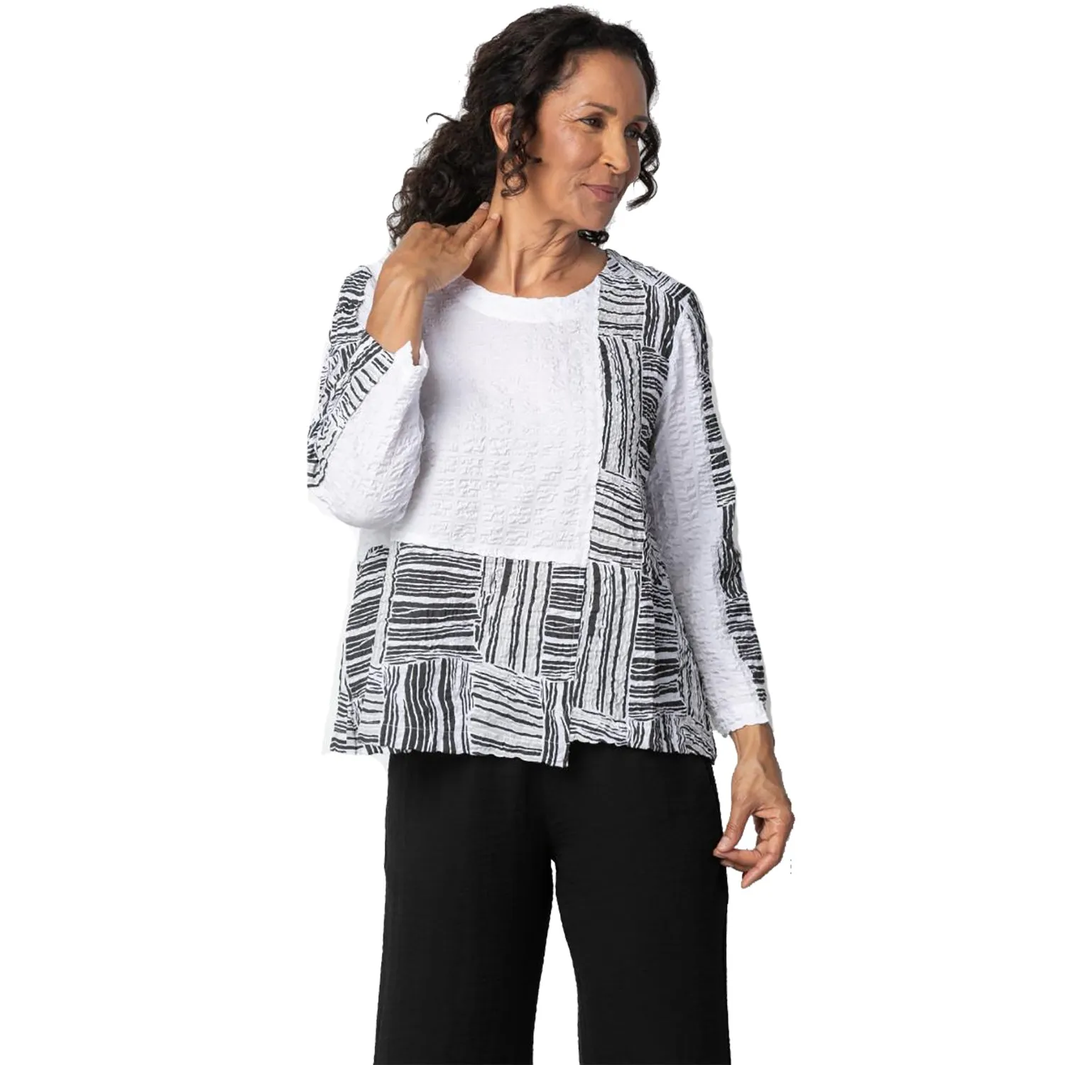 Women's Habitat Lapped Seam Pucker Weave Pullover Dove