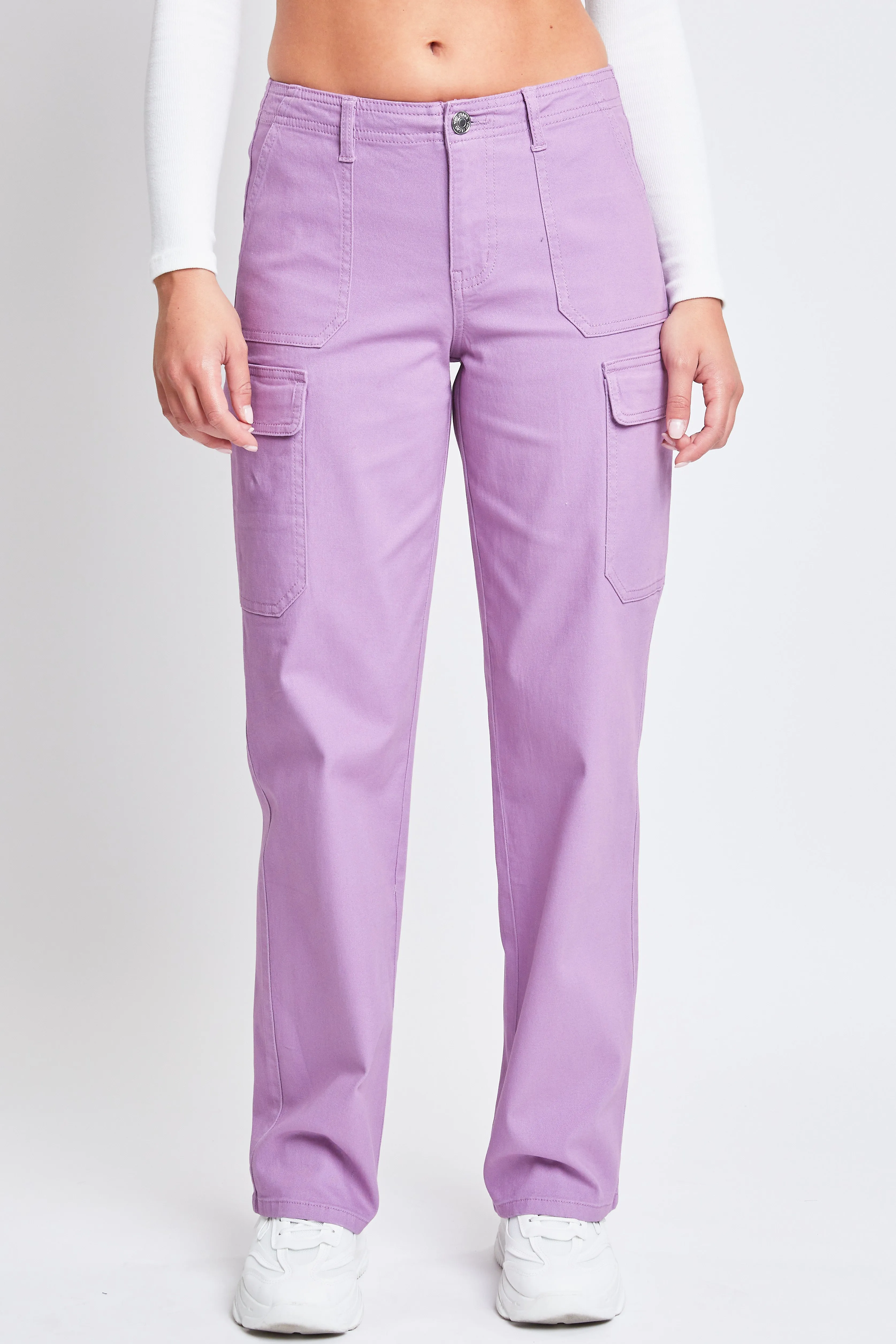 Women’s High Rise Straight Leg Cargo Pants