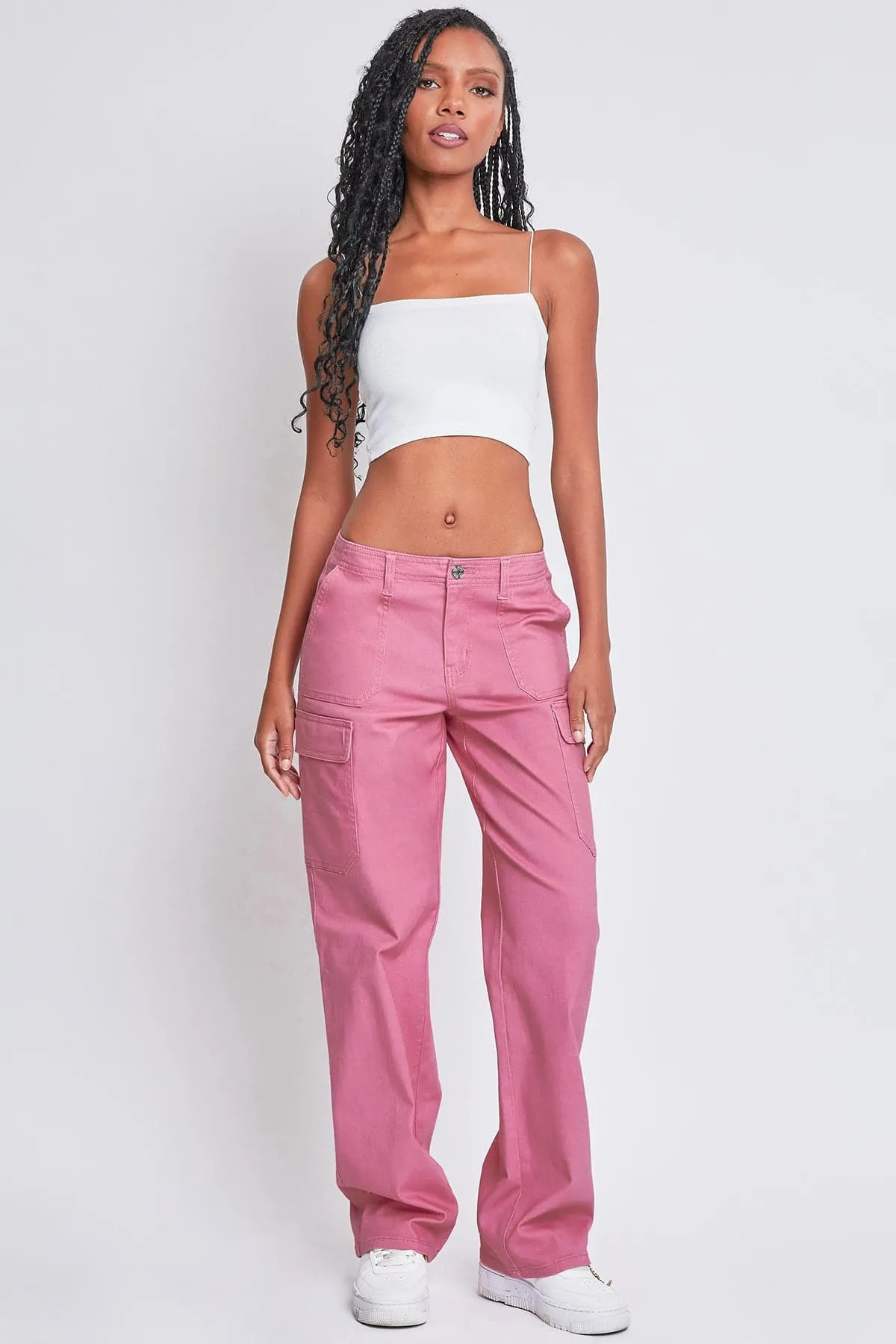 Women’s High Rise Straight Leg Cargo Pants