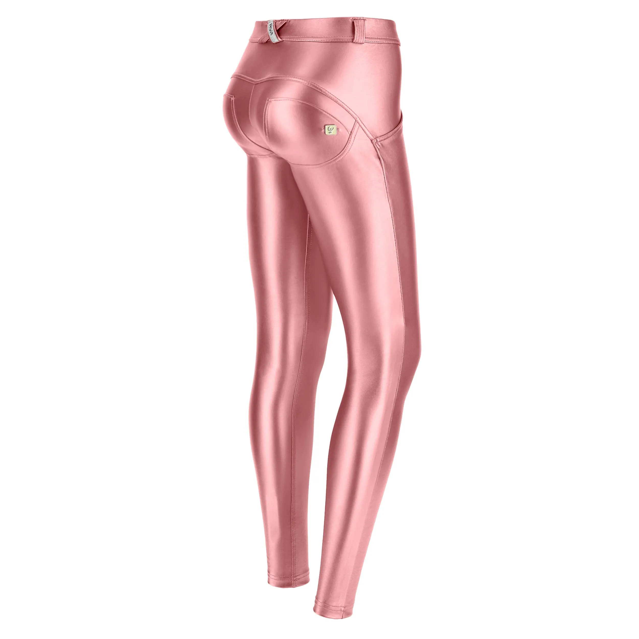 (WRUP2RS925V-P103) METALLIC REGULAR-RISE WR.UP® SUPER-SKINNY PINK PANTS