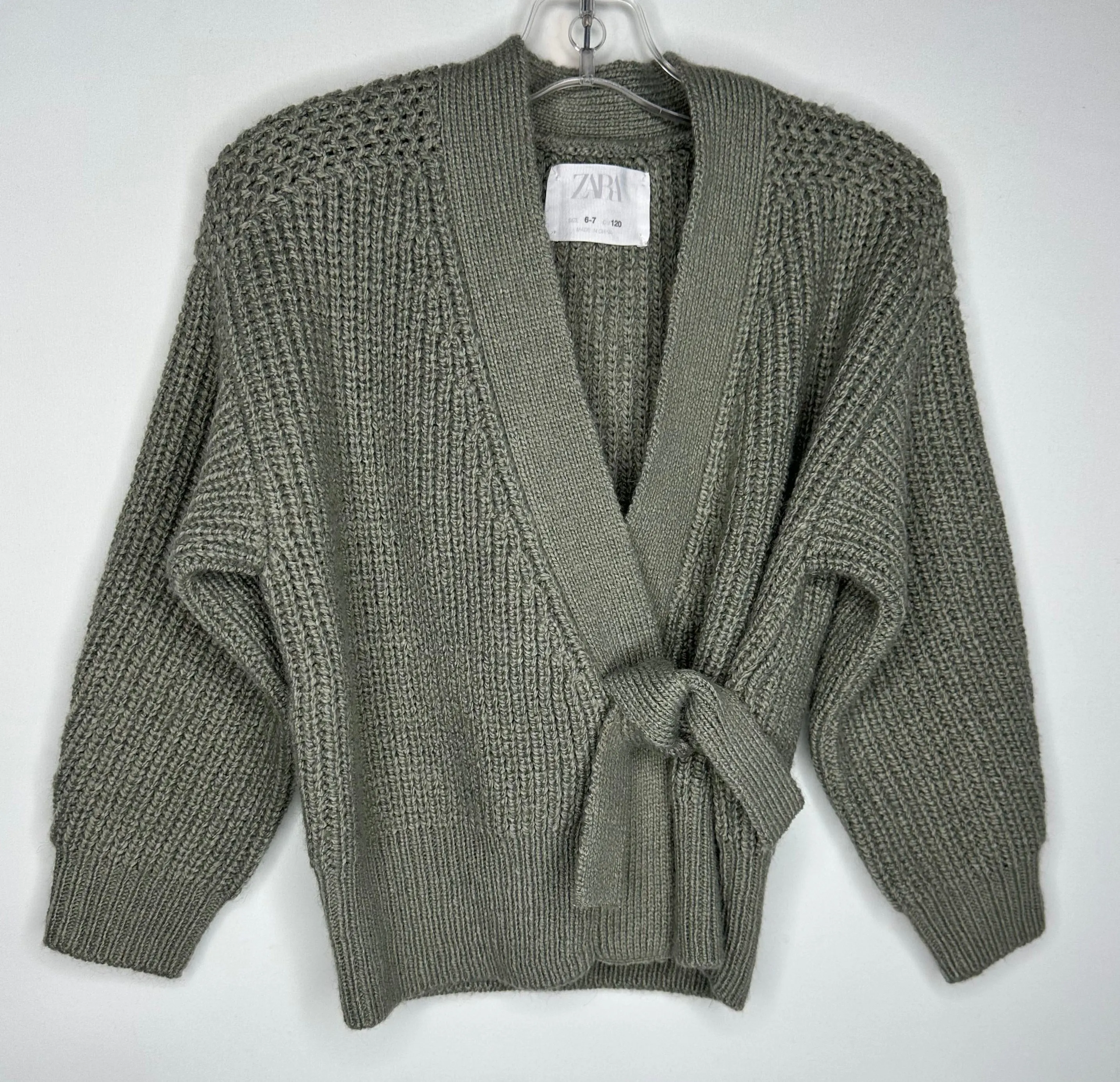 Zara Side Tie Cardigan size 6-7