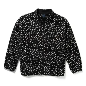 Zoe Chloe Boxy Fit Printed Fleece Jacket - I See Spot